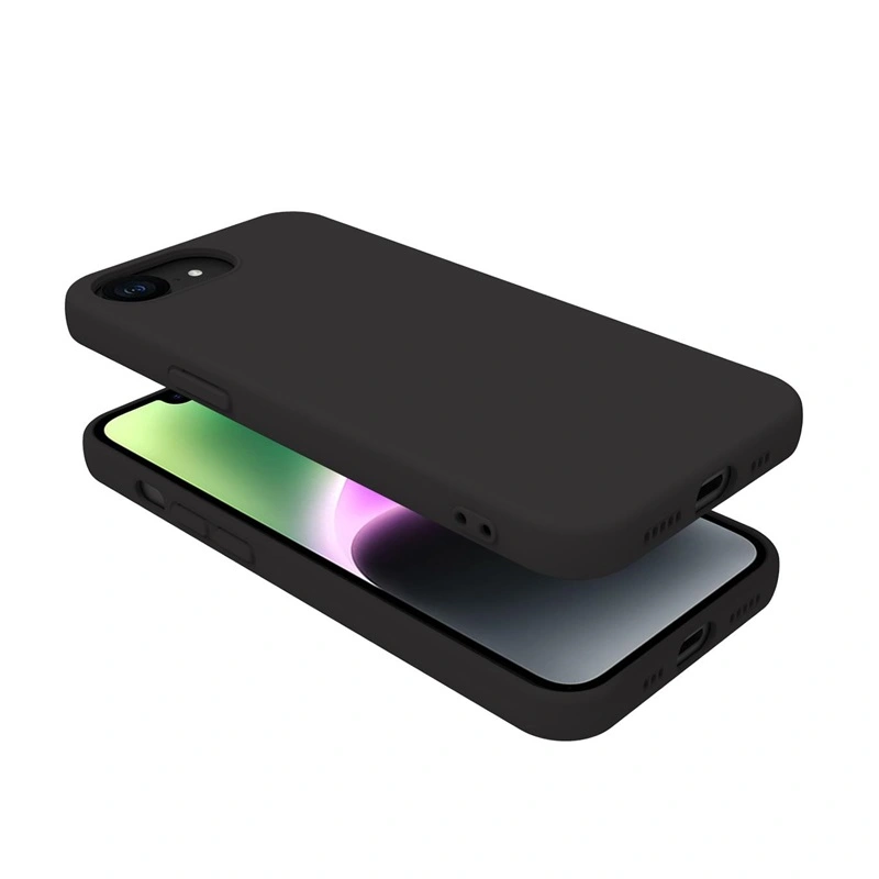 Celly iPhone 16e Cromo silikoninis dėklas, juoda, 6 nuotrauka